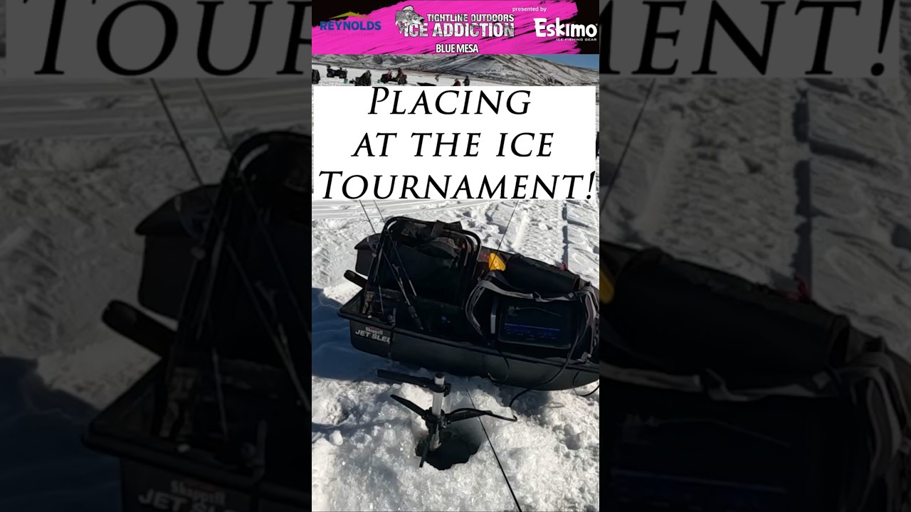 I placed at the Ice Addition tour!  #colorado #fishing #tightlinesoutdoors #bluemesa