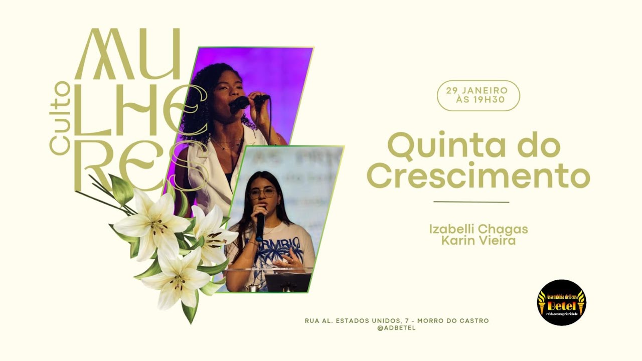 QUINTA FEIRA DO CRESCIMENTO - IZABELLI CHAGAS