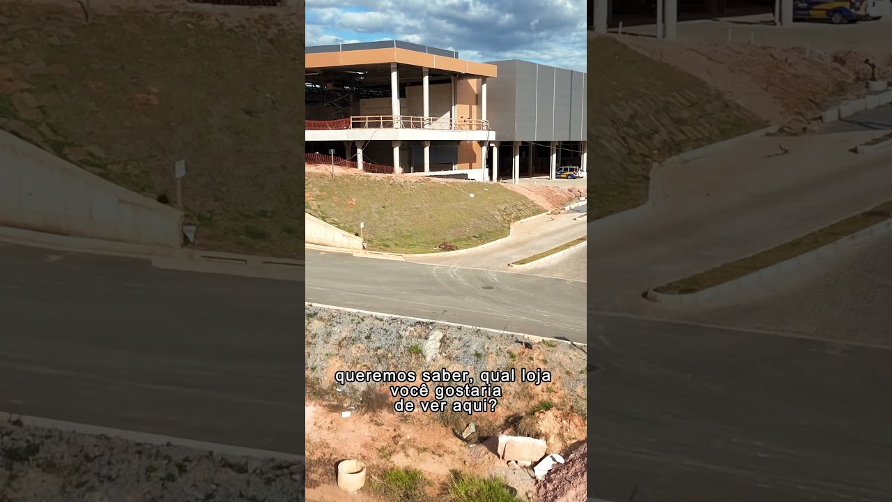 shopping de Lavras ganhando vida. #shoppingcidadedaserra #lavras #drone