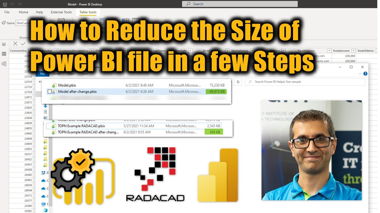 How to Reduce the Size of Power BI file in a few Steps