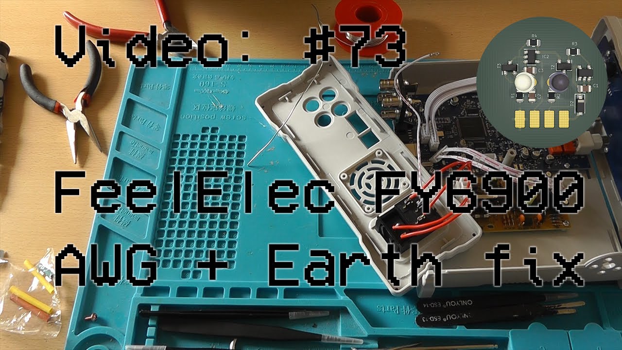 #76 FeelElec FY6900 AWG 📈 + Earth 🌍 to GND ⚡voltage fix!