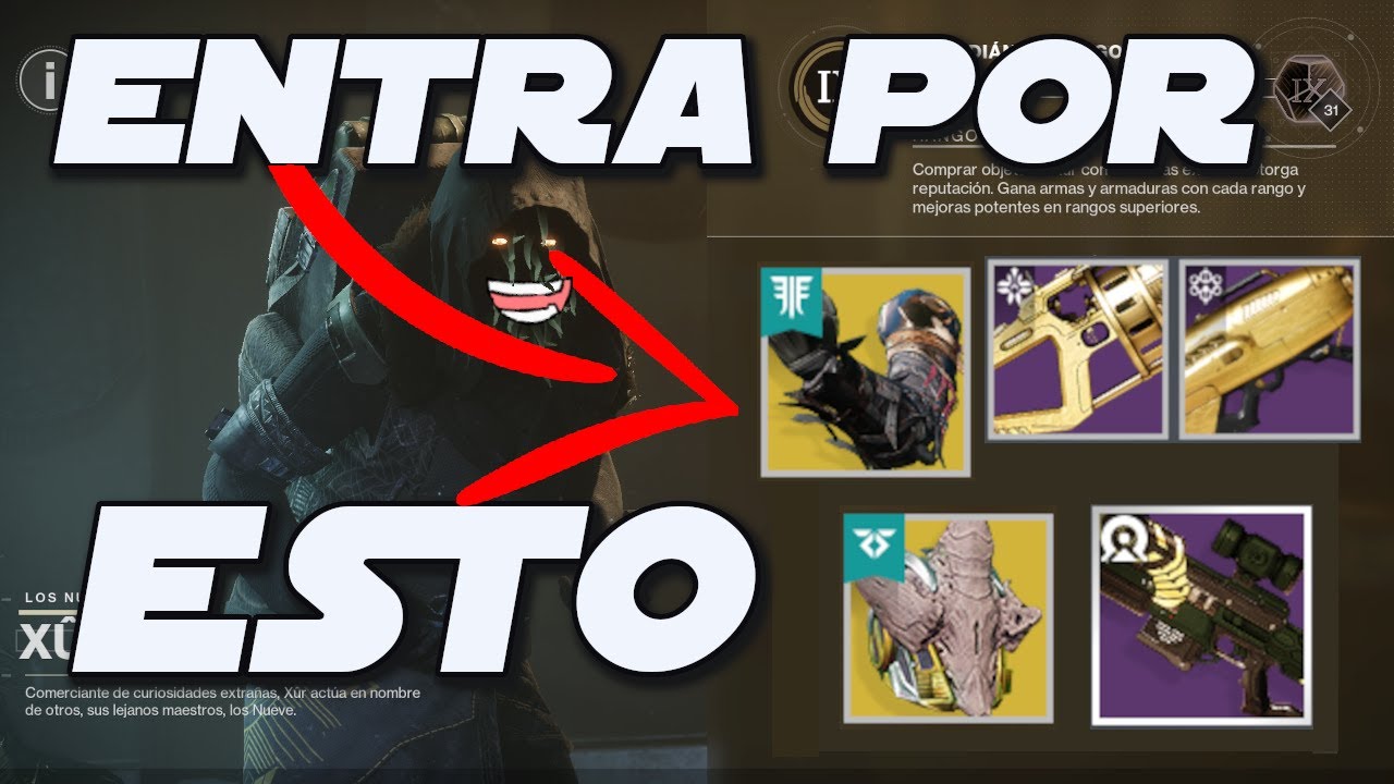 &iquest;Qu&eacute; trae Xur hoy? &iexcl;Revisa estas armas incre&iacute;bles!
