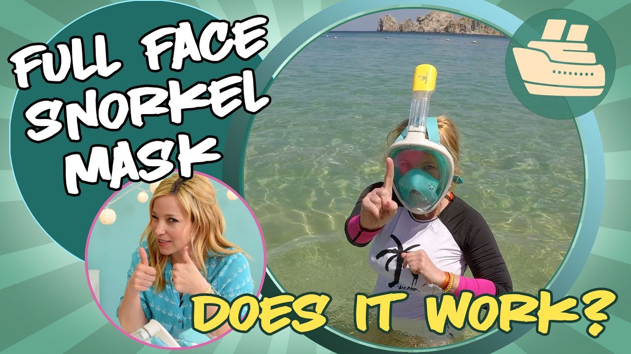 Full Face Snorkel Mask for a Cruise