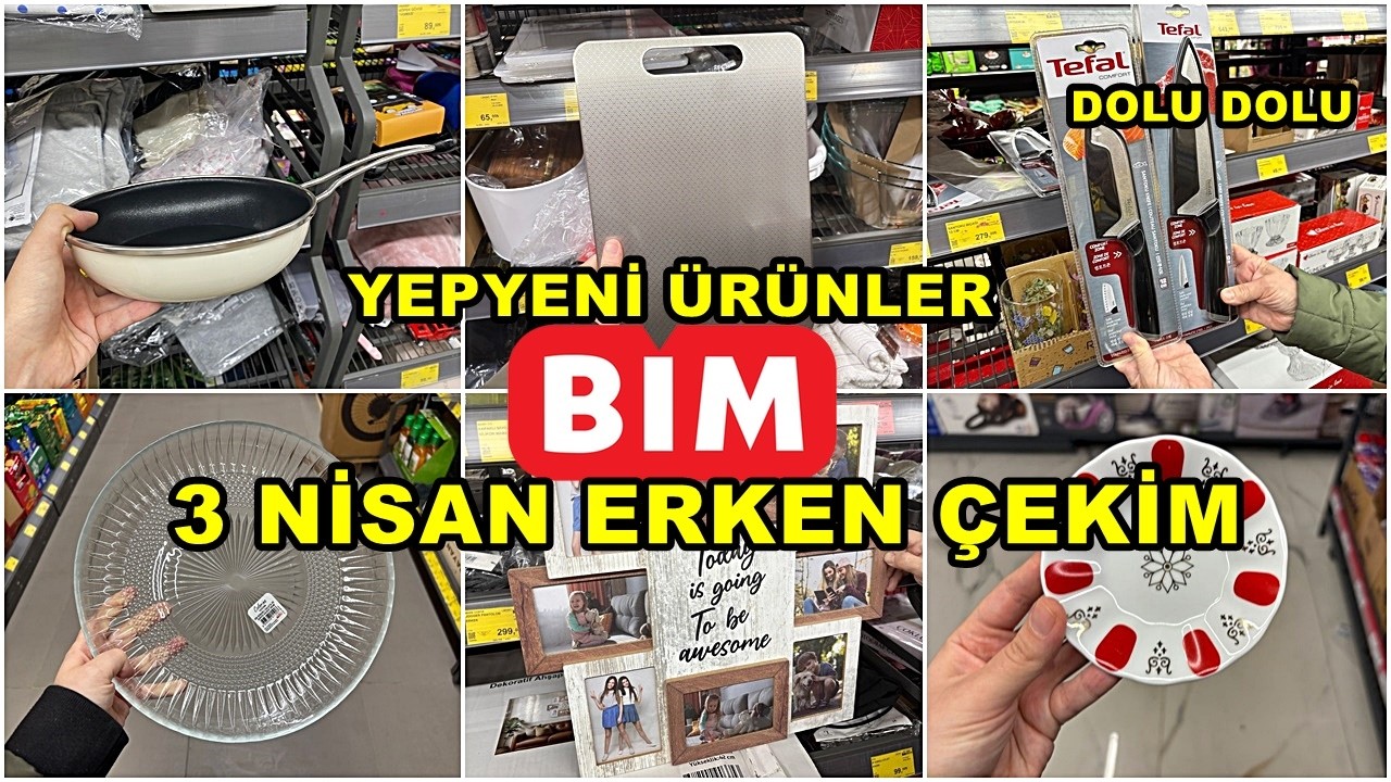 BİME GELDİ HEMEN ALDIK💃BİM 3 NİSAN 2026 CUMA💃/GER&Ccedil;EK İLK VE TEK ERKEN &Ccedil;EKİM❗️/YEPYENİ &Uuml;R&Uuml;NLER/