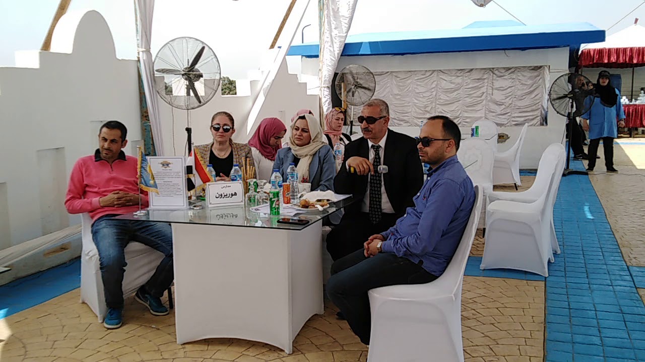 مستر عبدالناصر علي مدير هوريزون يرحب بضيوف الإدارة التعليمية ومدراء المدارس الخاصة ببلبيس