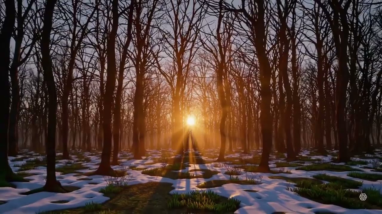 Winter Cinematic Ambience - Soft Wind - Walking Through Forest (Long Mix)
