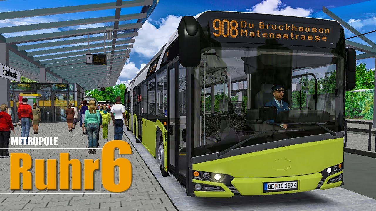 OMSI 2: Metropole Ruhr #6: Durchs Industriegebiet mit dem Solaris Urbino 18 IV! | BUS-SIMULATOR