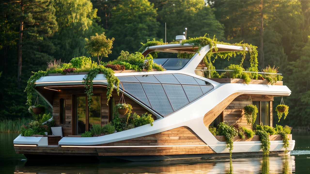 Futuristic Houseboats