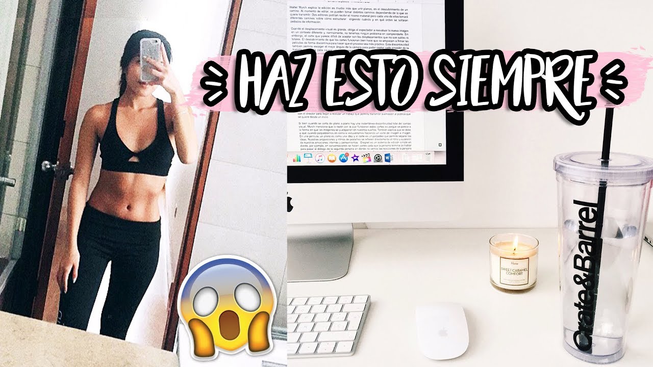 5 COSAS QUE TIENES QUE HACER TODOS LOS DÍAS: TIPS PARA UNA RUTINA DE MAÑANA SALUDABLE