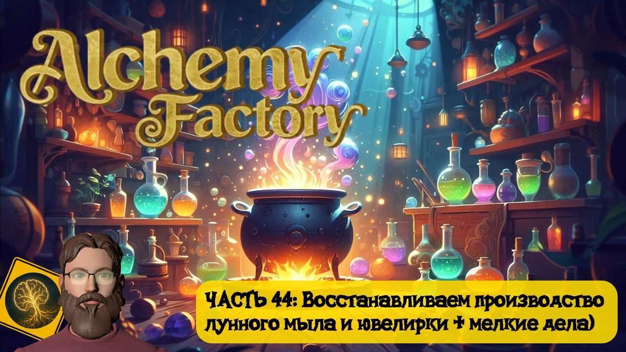 Alchemy Factory. Часть 44 - Восстанавливаем производство Лунного мыла и ювелирки)