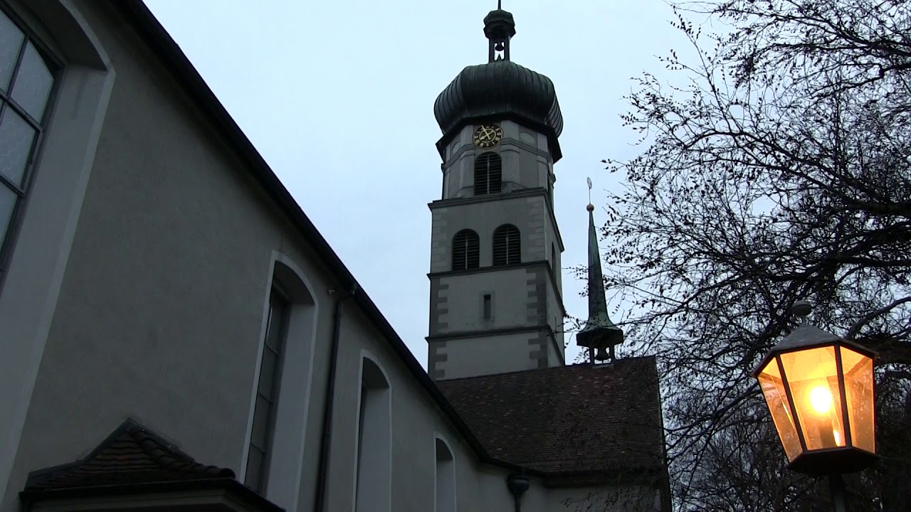 CH - Rorschach (SG) Stadtpfarrkirche St.Kolumband und Konstantin (Freitag Morgengel&auml;ut)