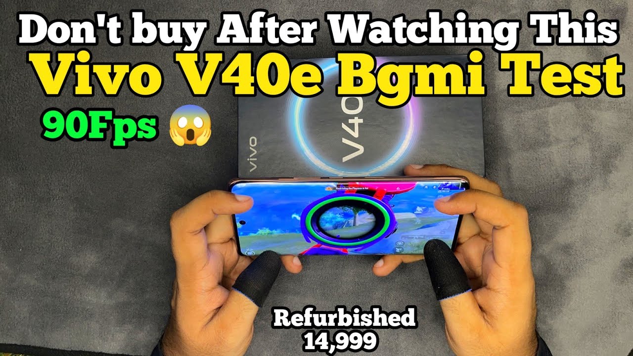 Vivo v40e Bgmi Test 😍 90fps 😱Don’t buy