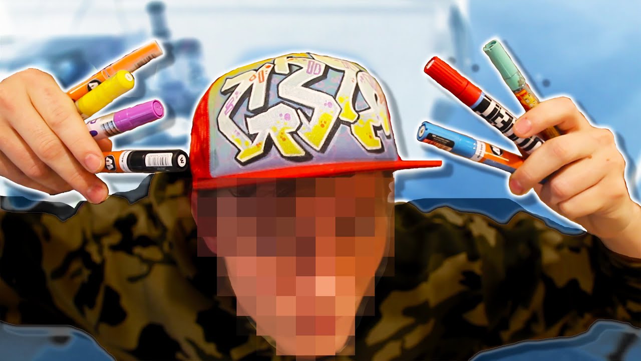 CUSTOMIZING A GRAFFITI HAT