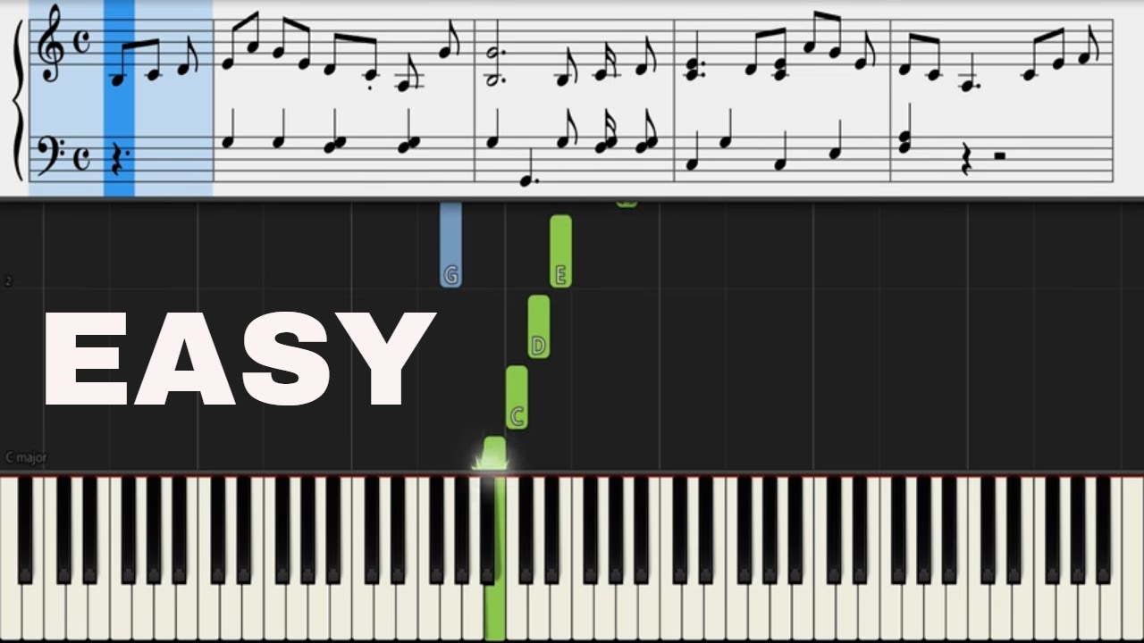 Danny Boy - Piano Sheet Music EASY