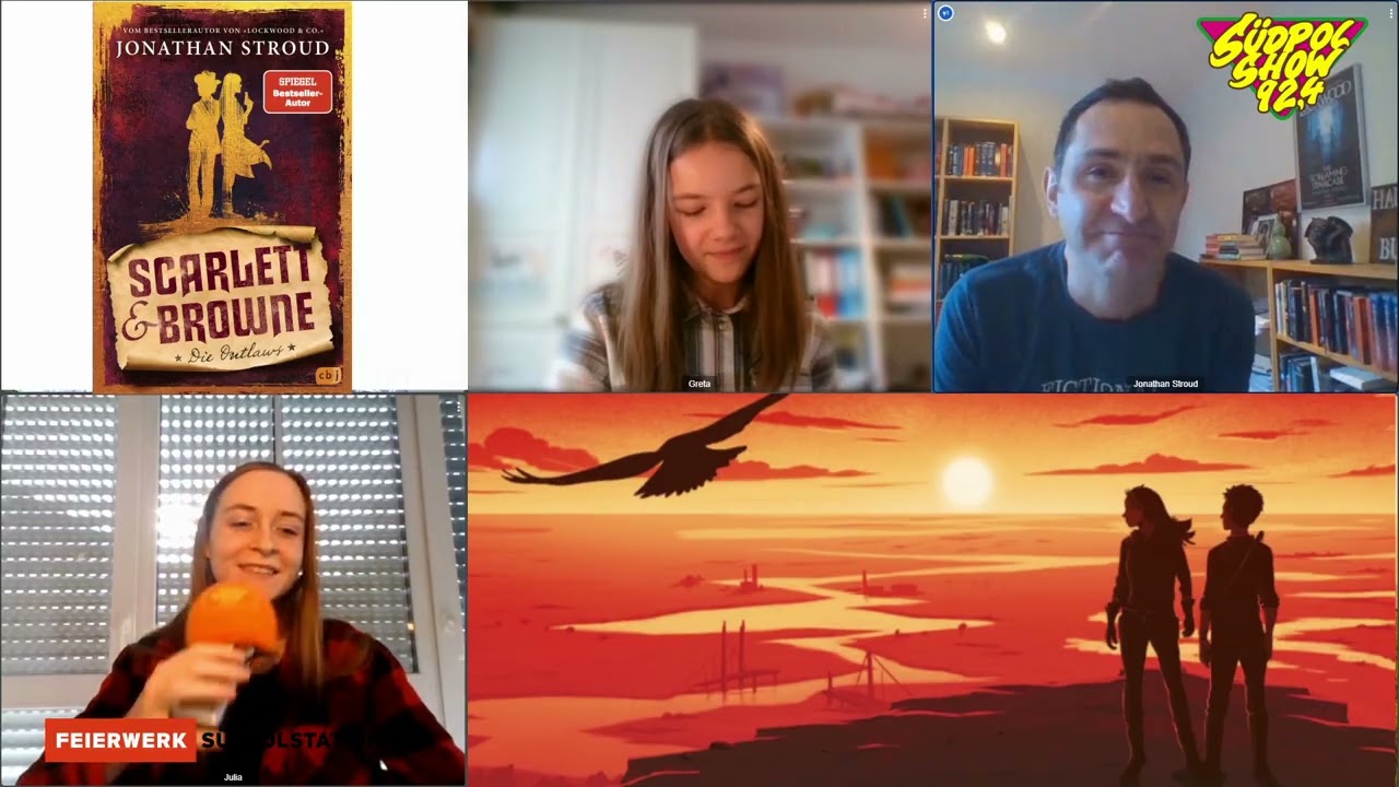 Interview mit Jonathan Stroud │Scarlett Browne- Die Outlaws│Südpolshow