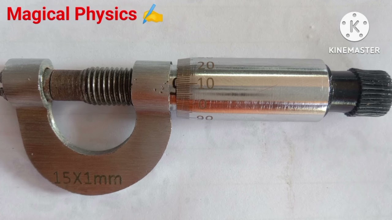 How to find the zero error and zero correction of Screw Gauge