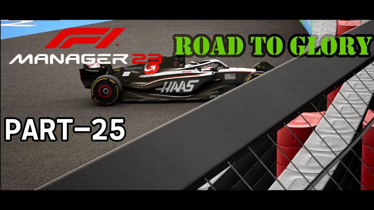 FIRST RED FLAG OF THE SEASON (PART-25) F1 MANAGER 2023 ROAD TO GLORY