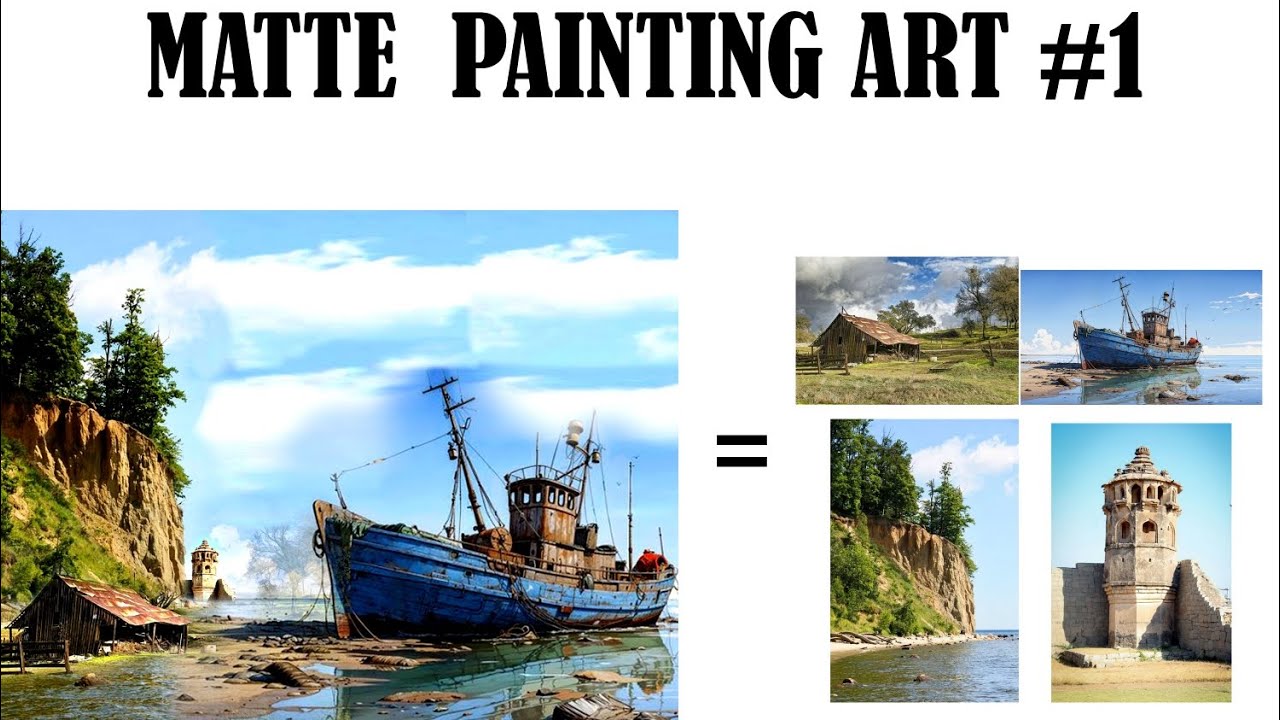Matte painting art|| photoshop #art #mattepainting 