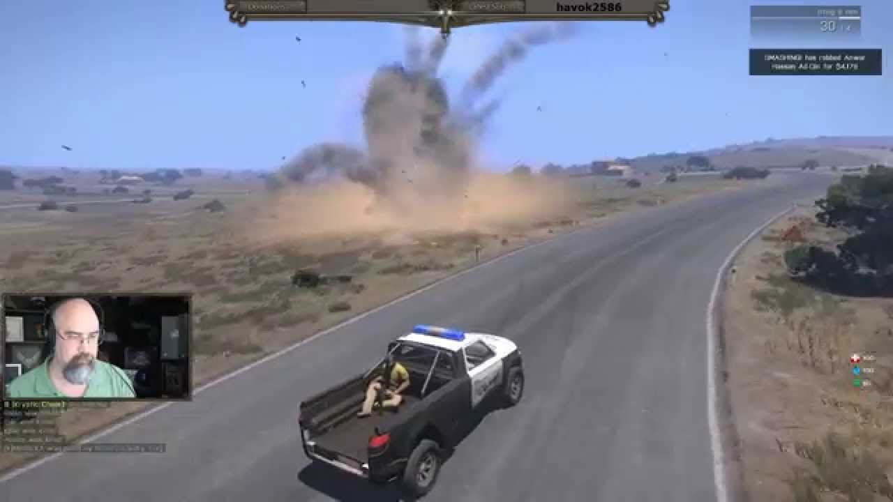Police Chase!  Altis Life Asylum
