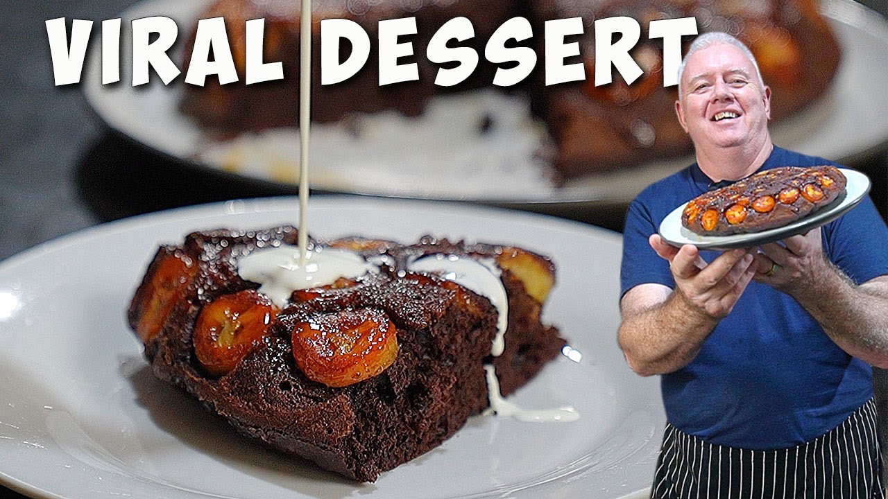 No Oven Chocolate Banana Cake &mdash; Soft, Easy & Viral