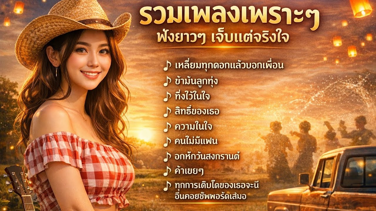 รวมเพลงเพราะๆฟังยาวๆ เจ็บแต่จริง