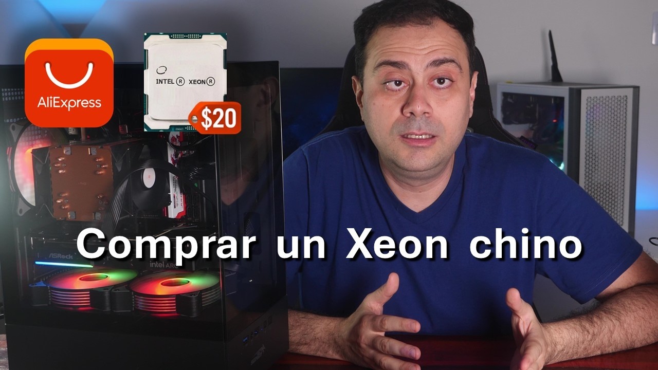 &iexcl;PC GAMING china de AliExpress XEON barato + gr&aacute;fica nueva 2025 corre Cyberpunk a 200 FPS! 🤯 QIYIDA