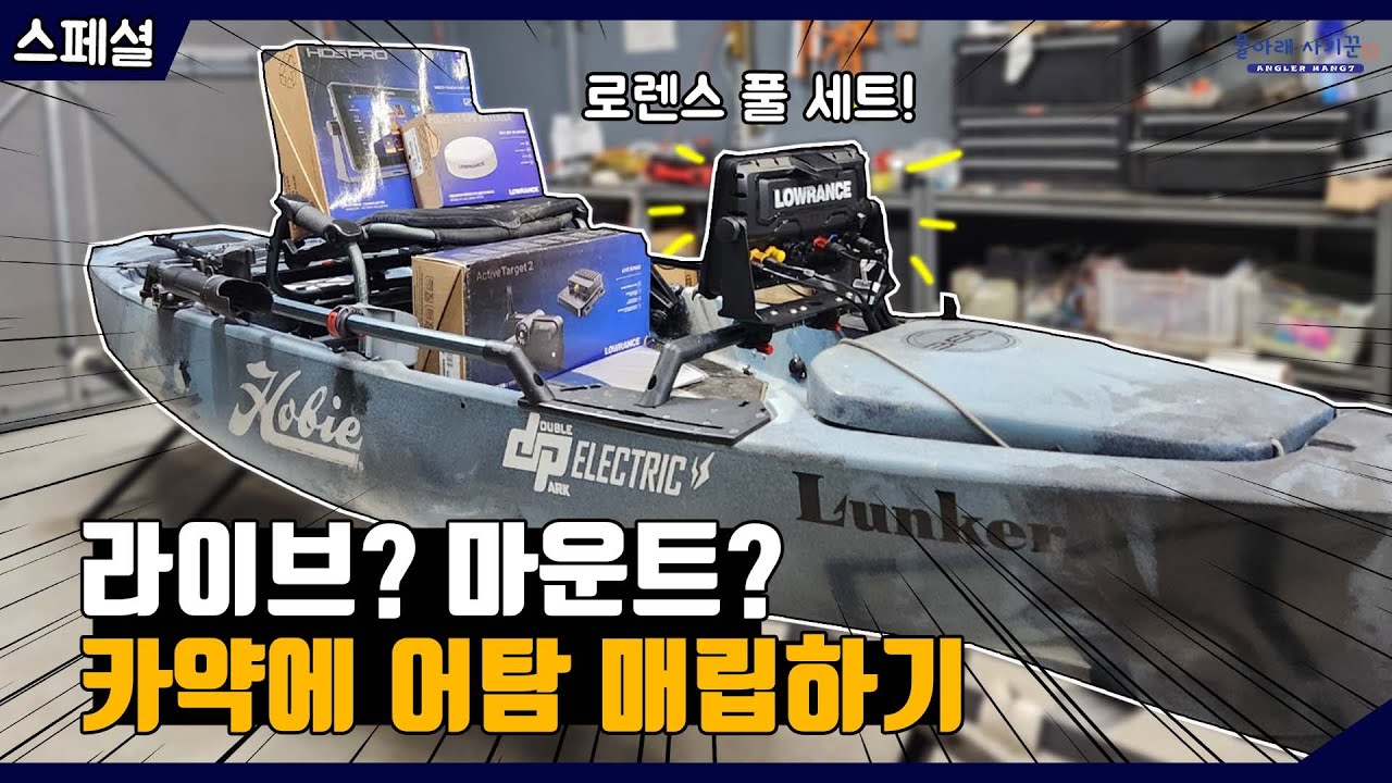카약에 어탐 설치하기, 로렌스 어탐기