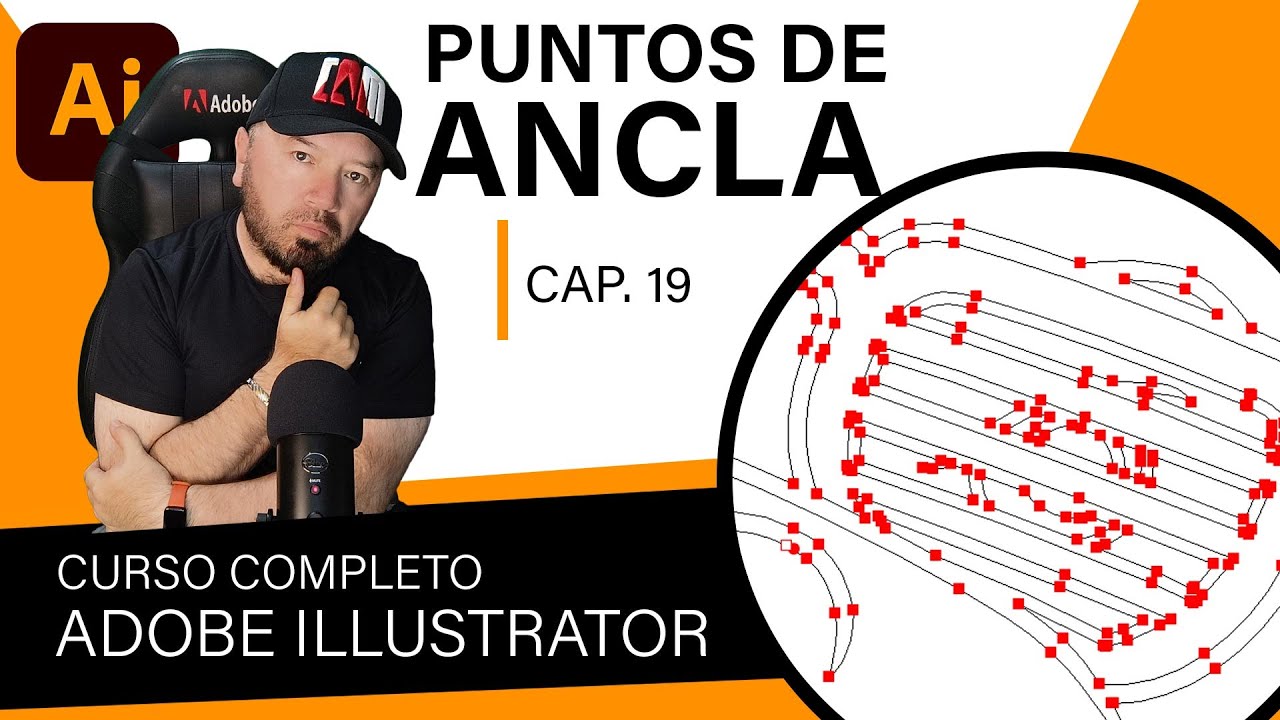 ILLUSTRATOR  - Puntos de Ancla Fundamentos  - Ep. 19 -  Tutorial Illustrator