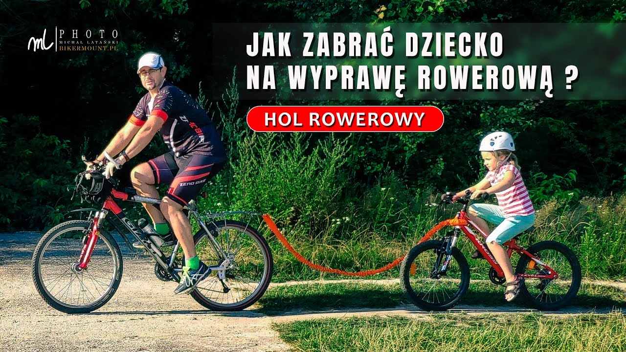 Hol Rowerowy elastyczny - Jak zabrać dziecko na wyprawę rowerową