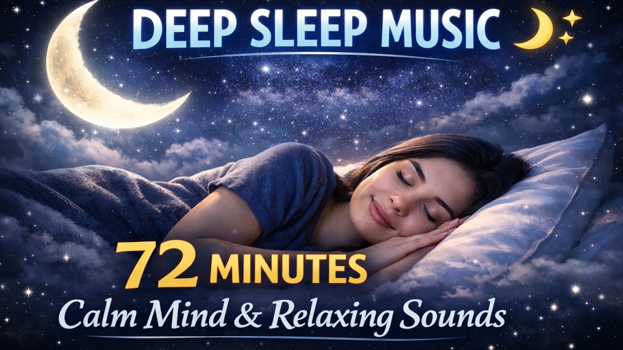 Deep Sleep Music 72 Minutes of Calm | Relaxing Ambient Sounds for Anxiety, Stress Relief & Peaceful