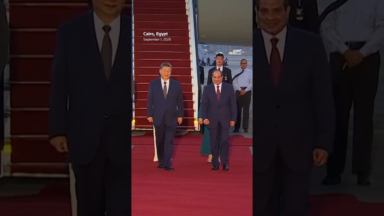 Xi lands in Egypt for first state visit in decade