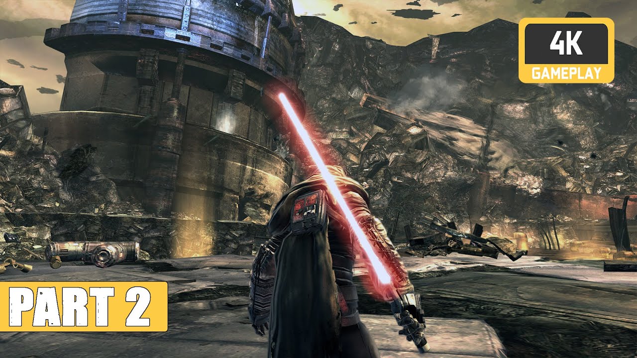 Star Wars: The Force Unleashed Gameplay Playthrough Part 2 Raxus Prime (4K ULTRA 60FPS)