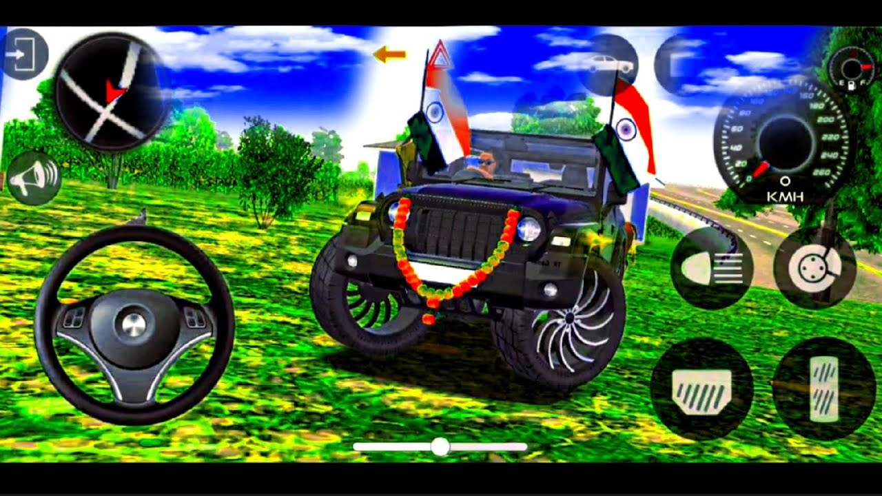 Modified Mahindra Thar😈Games:Indian Black Thar (Gadi Wala Games) Car Game Android Game - #2026