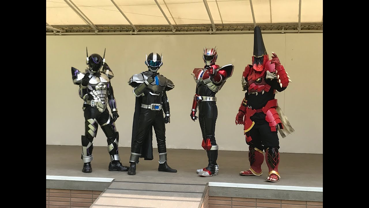 【エボシ武者】だざいふ遊園地ヒーローショー180325【福岡初登場】