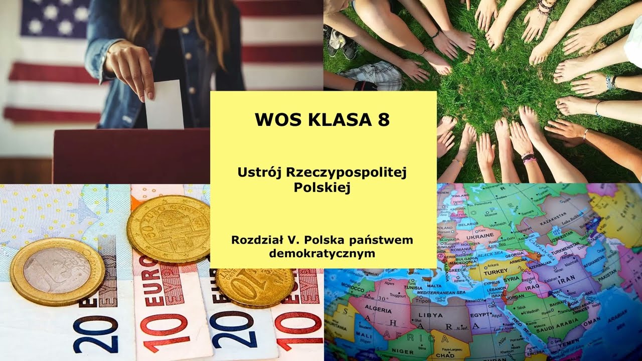 Ustr&oacute;j Rzeczypospolitej Polskiej - WOS klasa 8 - lekcja 21,rozdział V.Polska państwem demokratycznym