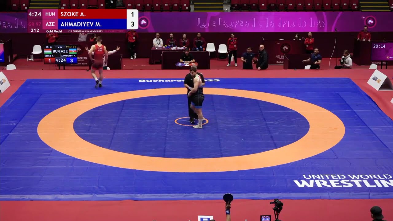 Murad AHMADIYEV (AZE) vs Alex SZOKE (HUN)  Gold Medal 97Kg