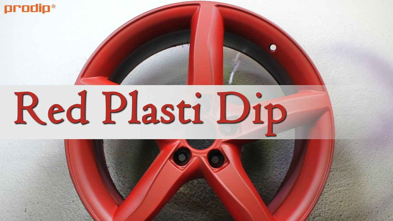 Red Plasti Dip over Gunmetal Grey Basecoat - PlastiDip Spray Video Tutorial