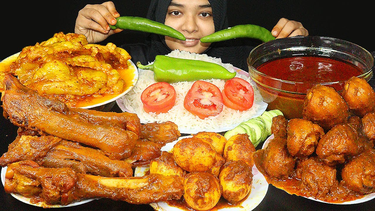 SPICY MUTTON CURRY 🔥 OILY MUTTON FAT CURRY, SPICY CHICKEN CURRY 🍗 SPICY EGG CURRY, GRAVY, BIG BITES