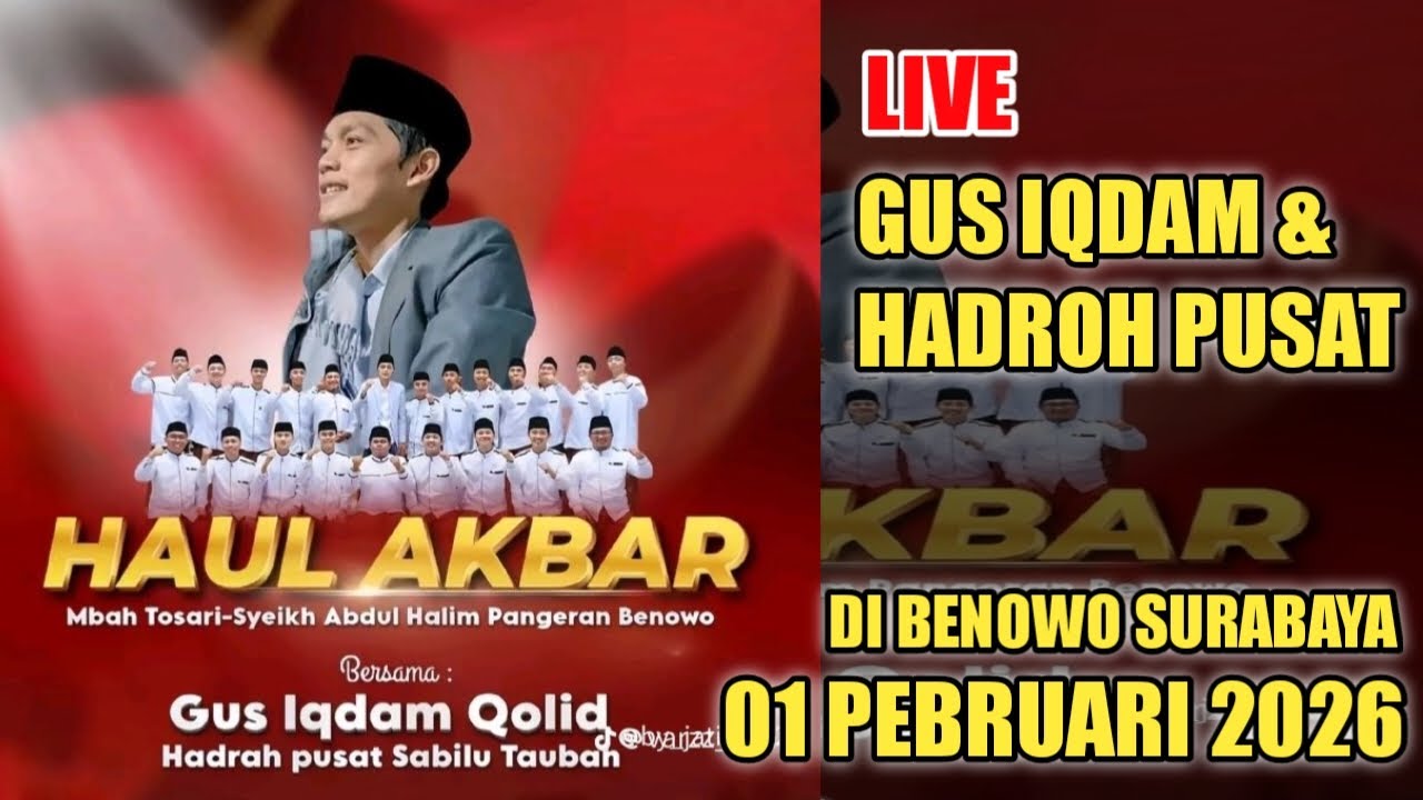 #LIVE GUS IQDAM HARI INI DI BENOWO SURABAYA 01 PEBRUARI 2026