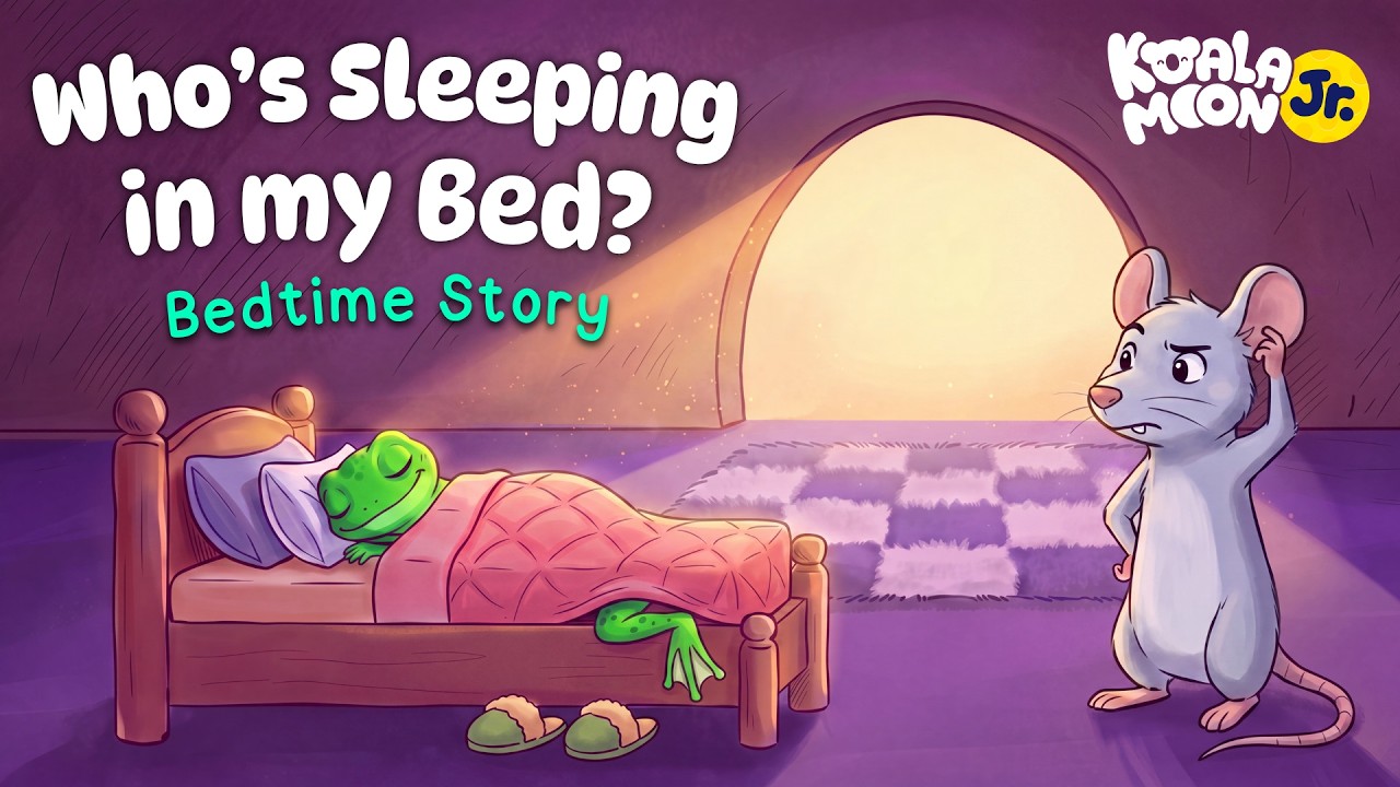 Who's Sleeping in my Bed? 🤔 💤 Cozy Bedtime Story for Toddlers 🌙 with Baby Sleep Music