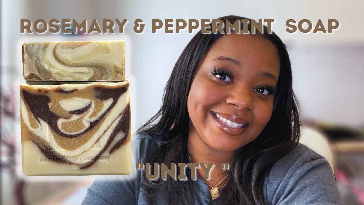 How I Make Cold Process Soap: Rosemary & Peppermint Soap