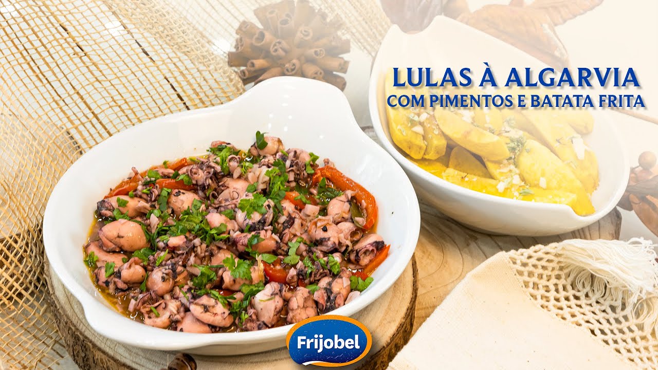 ​Lulas à Algarvia com pimentos