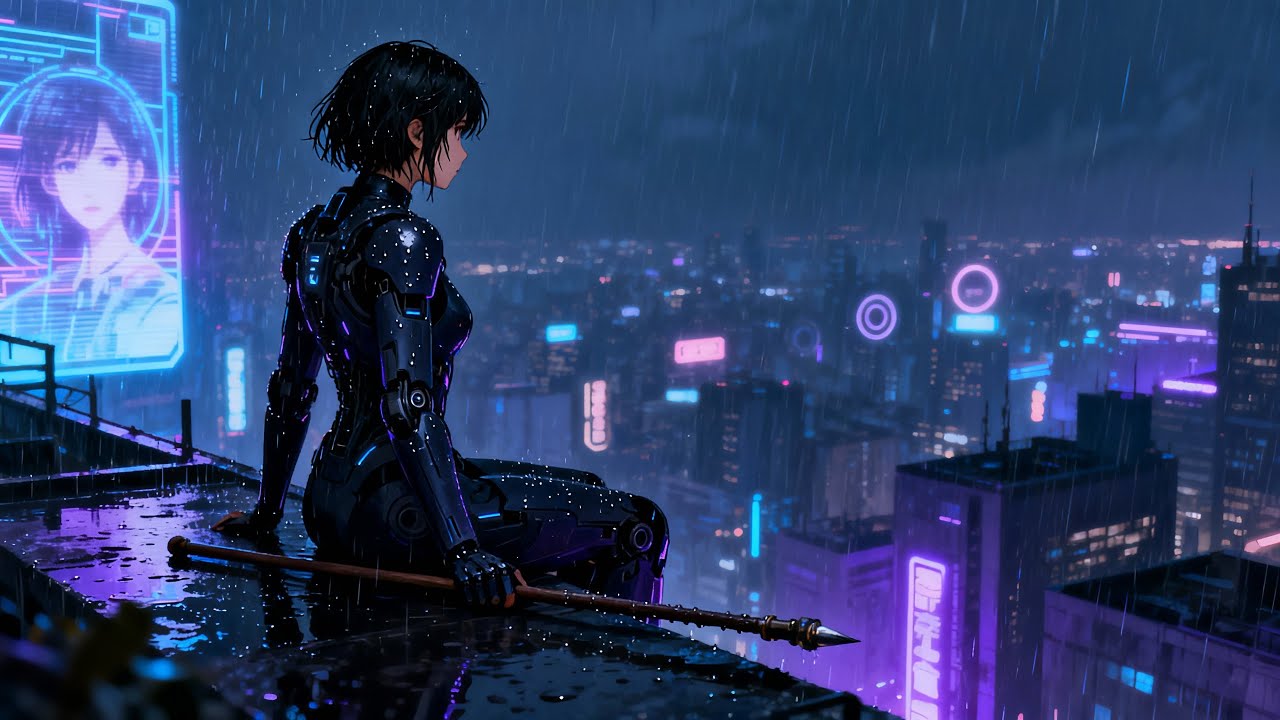 STATIC SERENITY (AI Synthwave Journey)