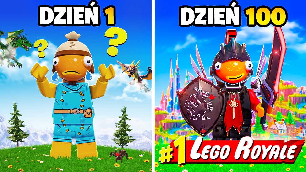 Spędziłem 100 Dni w LEGO Fortnite