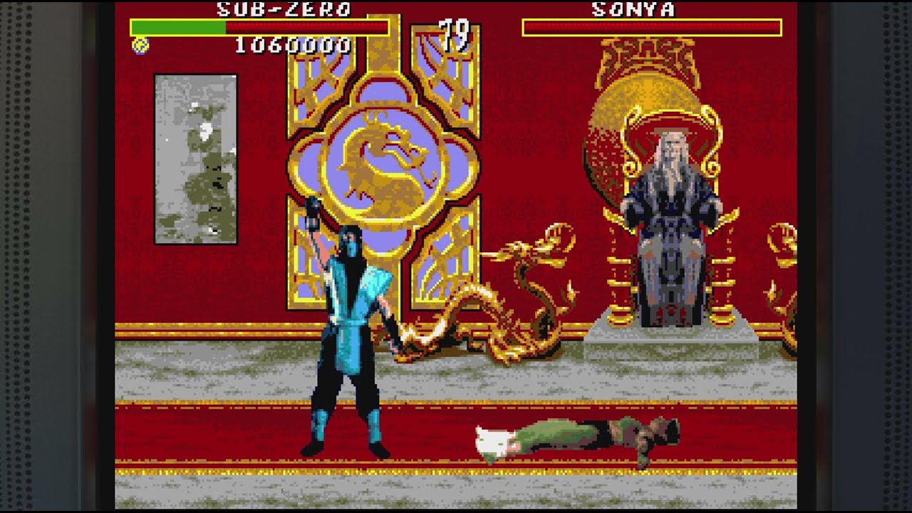Mortal Kombat Genesis Sub Zero Very Hard No Rounds Lost