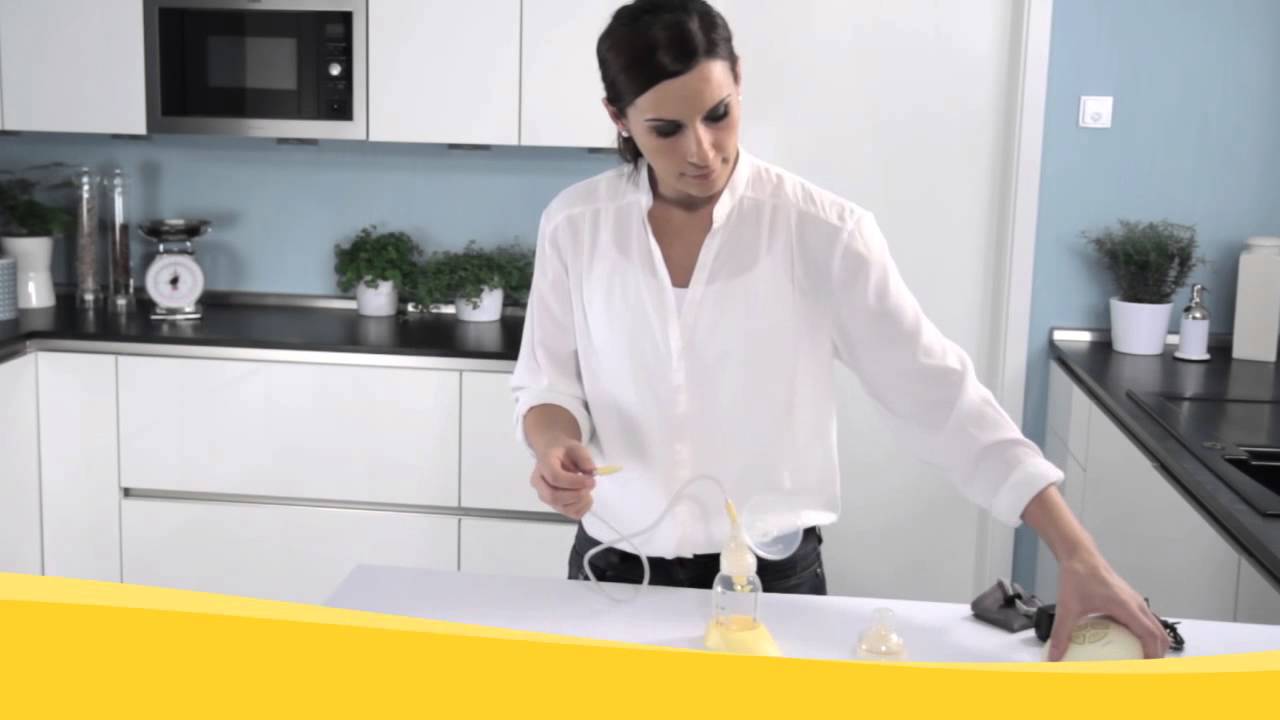 Zusammenbau elektrische Milchpumpe Medela Swing