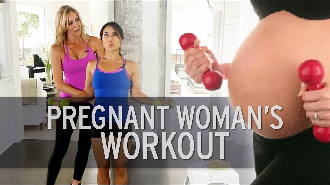 Pregnant Woman's Workout With Andrea Orbeck
