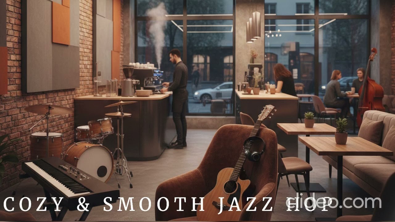 Cozy Coffee Shop Music ☕ Warm Acoustic Guitar & Soft Piano | Smooth Cafe Instrumental