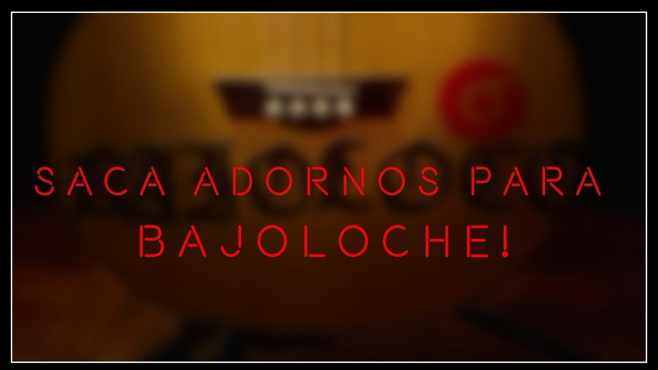 Adornos En El Bajoloche (Vean Todo El Vídeo)