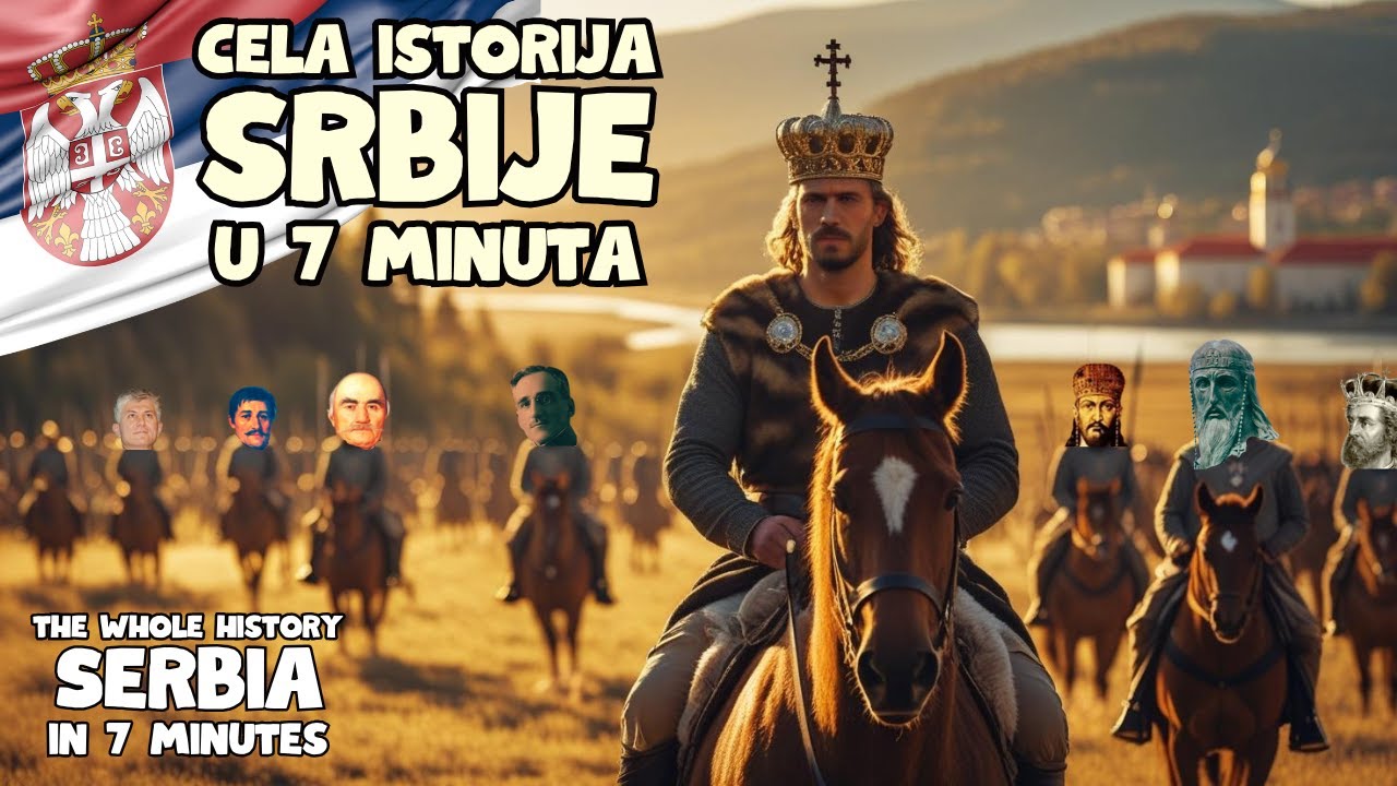 Cela istorija Srbije u samo 7 minuta (nemoguće, ali ipak smo uspeli) #srbija #istorija